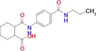 2-((4-(Propylcarbamoyl)phenyl)carbamoyl)cyclohexane-1-carboxylic acid