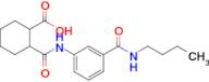 2-((3-(Butylcarbamoyl)phenyl)carbamoyl)cyclohexane-1-carboxylic acid