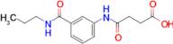 4-Oxo-4-((3-(propylcarbamoyl)phenyl)amino)butanoic acid