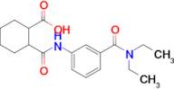 2-((3-(Diethylcarbamoyl)phenyl)carbamoyl)cyclohexane-1-carboxylic acid