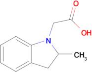 2-(2-Methylindolin-1-yl)acetic acid