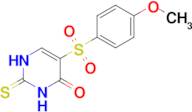 5-(4-methoxybenzenesulfonyl)-2-sulfanylidene-1,2,3,4-tetrahydropyrimidin-4-one