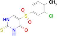 5-(3-chloro-4-methylbenzenesulfonyl)-2-sulfanylidene-1,2,3,4-tetrahydropyrimidin-4-one