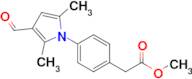 Methyl 2-(4-(3-formyl-2,5-dimethyl-1H-pyrrol-1-yl)phenyl)acetate