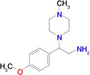 2-(4-Methoxyphenyl)-2-(4-methylpiperazin-1-yl)ethan-1-amine