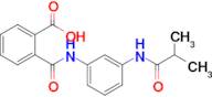 2-((3-Isobutyramidophenyl)carbamoyl)benzoic acid