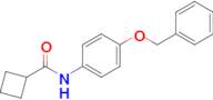 N-(4-(benzyloxy)phenyl)cyclobutanecarboxamide