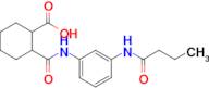 2-[[[3-[(1-Oxobutyl)amino]phenyl]amino]carbonyl]-cyclohexanecarboxylic acid