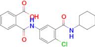 2-((4-Chloro-3-(cyclohexylcarbamoyl)phenyl)carbamoyl)benzoic acid