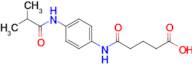 5-((4-Isobutyramidophenyl)amino)-5-oxopentanoic acid