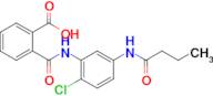 2-((5-Butyramido-2-chlorophenyl)carbamoyl)benzoic acid