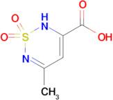 5-Methyl-2H-1,2,6-thiadiazine-3-carboxylic acid 1,1-dioxide