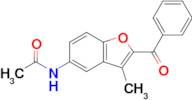 N-(2-benzoyl-3-methylbenzofuran-5-yl)acetamide