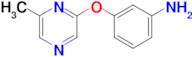 3-((6-Methylpyrazin-2-yl)oxy)aniline