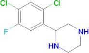 2-(2,4-Dichloro-5-fluorophenyl)piperazine