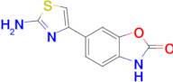 6-(2-Aminothiazol-4-yl)benzo[d]oxazol-2(3H)-one