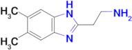 2-(5,6-Dimethyl-1H-benzo[d]imidazol-2-yl)ethan-1-amine