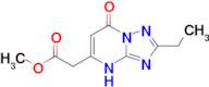 methyl 2-{2-ethyl-7-oxo-4H,7H-[1,2,4]triazolo[1,5-a]pyrimidin-5-yl}acetate