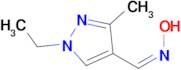 (Z)-1-ethyl-3-methyl-1H-pyrazole-4-carbaldehyde oxime