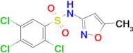 2,4,5-Trichloro-N-(5-methylisoxazol-3-yl)benzenesulfonamide