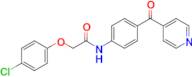 2-(4-Chlorophenoxy)-N-(4-isonicotinoylphenyl)acetamide