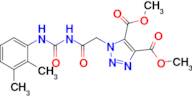 Dimethyl 1-(2-(3-(2,3-dimethylphenyl)ureido)-2-oxoethyl)-1H-1,2,3-triazole-4,5-dicarboxylate