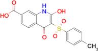 2-hydroxy-3-(4-methylbenzenesulfonyl)-4-oxo-1,4-dihydroquinoline-7-carboxylic acid