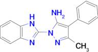 1-(1H-benzo[d]imidazol-2-yl)-3-methyl-4-phenyl-1H-pyrazol-5-amine