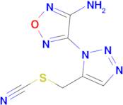 4-(5-(Thiocyanatomethyl)-1H-1,2,3-triazol-1-yl)-1,2,5-oxadiazol-3-amine