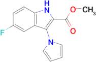 Methyl 5-fluoro-3-(1H-pyrrol-1-yl)-1H-indole-2-carboxylate