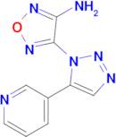 4-(5-(Pyridin-3-yl)-1H-1,2,3-triazol-1-yl)-1,2,5-oxadiazol-3-amine