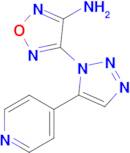 4-(5-(Pyridin-4-yl)-1H-1,2,3-triazol-1-yl)-1,2,5-oxadiazol-3-amine