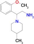 2-(2-Methoxyphenyl)-2-(4-methylpiperidin-1-yl)ethan-1-amine