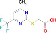 2-((4-Methyl-6-(trifluoromethyl)pyrimidin-2-yl)thio)acetic acid