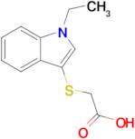 2-((1-Ethyl-1H-indol-3-yl)thio)acetic acid