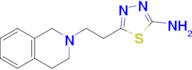 5-(2-(3,4-Dihydroisoquinolin-2(1H)-yl)ethyl)-1,3,4-thiadiazol-2-amine