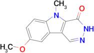 8-methoxy-5-methyl-3H,4H,5H-pyridazino[4,5-b]indol-4-one