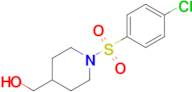 (1-((4-Chlorophenyl)sulfonyl)piperidin-4-yl)methanol