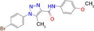 1-(4-Bromophenyl)-N-(4-methoxyphenyl)-5-methyl-1H-1,2,3-triazole-4-carboxamide