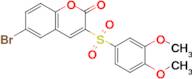 6-Bromo-3-((3,4-dimethoxyphenyl)sulfonyl)-2H-chromen-2-one