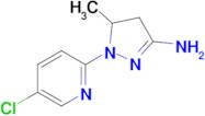 1-(5-Chloropyridin-2-yl)-5-methyl-4,5-dihydro-1H-pyrazol-3-amine