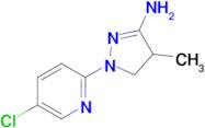 1-(5-Chloropyridin-2-yl)-4-methyl-4,5-dihydro-1H-pyrazol-3-amine