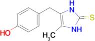 4-(4-Hydroxybenzyl)-5-methyl-1,3-dihydro-2H-imidazole-2-thione