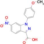 1-(4-Methoxyphenyl)-6-nitro-1H-indazole-3-carboxylic acid