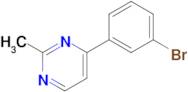 4-(3-Bromophenyl)-2-methylpyrimidine