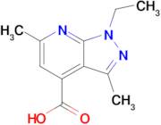 1-Ethyl-3,6-dimethyl-1H-pyrazolo[3,4-b]pyridine-4-carboxylic acid