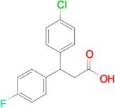 3-(4-Chlorophenyl)-3-(4-fluorophenyl)propanoic acid