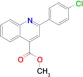 Methyl 2-(4-chlorophenyl)quinoline-4-carboxylate