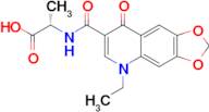 (5-Ethyl-8-oxo-5,8-dihydro-[1,3]dioxolo[4,5-g]quinoline-7-carbonyl)-L-alanine