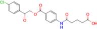 5-((4-((2-(4-Chlorophenyl)-2-oxoethoxy)carbonyl)phenyl)amino)-5-oxopentanoic acid